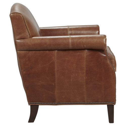 Fairfield Chair Dresden 29" Wide Top Grain Leather Club Chair Wayfair